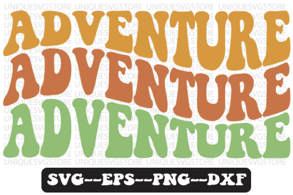 Adventure Quote Retro Svg Design for Crafts and Graphics