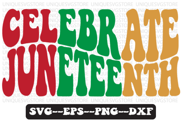 Celebrate Juneteenth Retro Svg Design for Crafts and Graphics