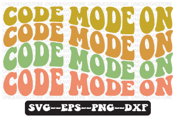 Code Mode on Quote Retro Svg Design for Blogs and Crafts
