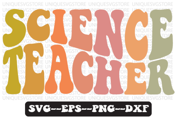Science Teacher Retro Svg Design for Crafts and Graphics