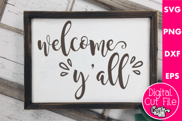 Welcome Y All: A Versatile Graphic Design Asset for Crafts and Content Publishing